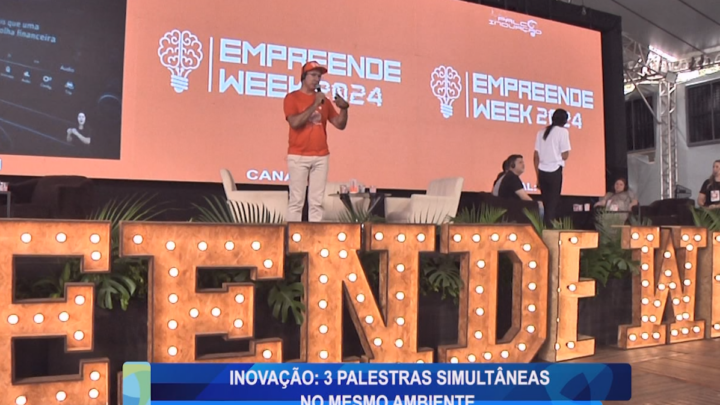 INOVAÇÃO: 3 PALESTRAS SIMULTÂNEAS NO MESMO AMBIENTE