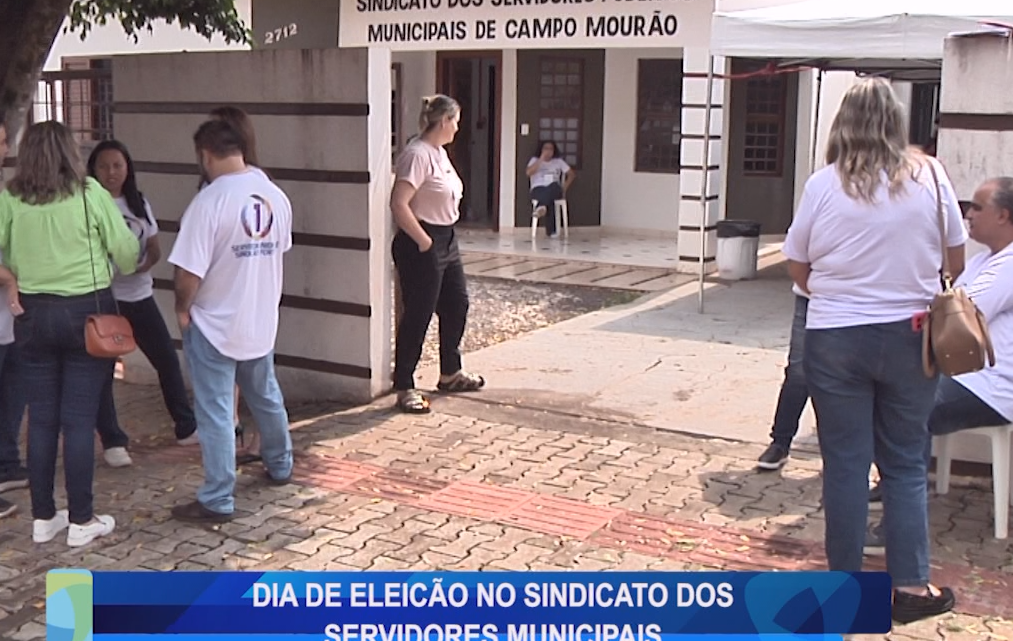 DIA DE ELEIÇÃO NO SINDICATO DOS SERVIDORES MUNICIPAIS