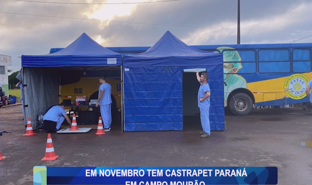 EM NOVEMBRO TEM CASTRAPET PARANÁ EM CAMPO MOURÃO