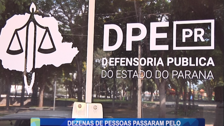 DEZENAS DE PESSOAS PASSARAM PELO MUTIRÃO DA DEFENSORIA PÚBLICA