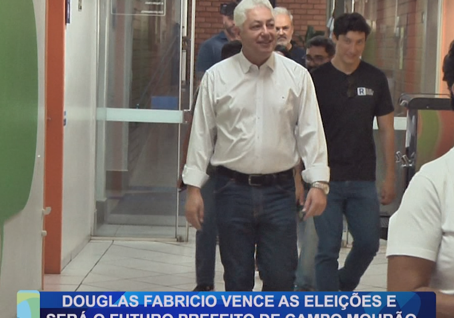 DOUGLAS FABRICIO VENCE AS ELEIÇÕES E SERÁ O FUTURO PREFEITO DE CAMPO MOURÃO