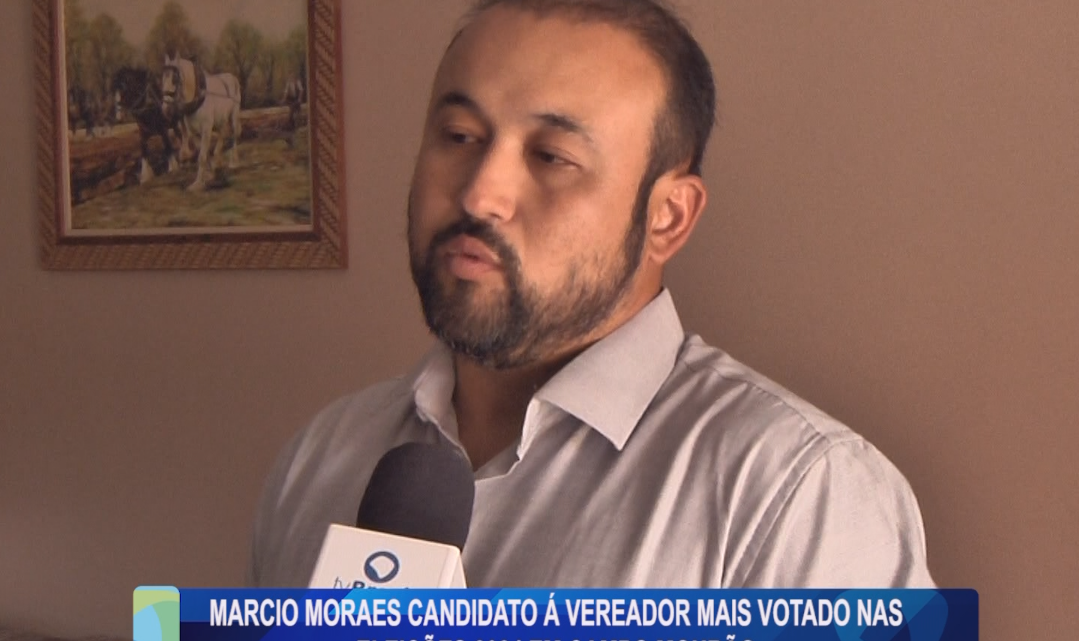 MARCIO MORAES CANDIDATO A VEREADOR MAIS VOTADO NAS ELEIÇÕES 2024 EM CAMPO MOURÃO