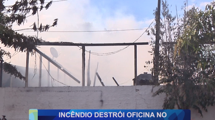 INCÊNDIO DESTRÓI OFICINA JD LAR PARANÁ