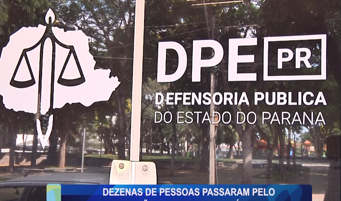 DEZENAS DE PESSOAS PASSARAM PELO MUTIRÃO DA DEFENSORIA PÚBLICA