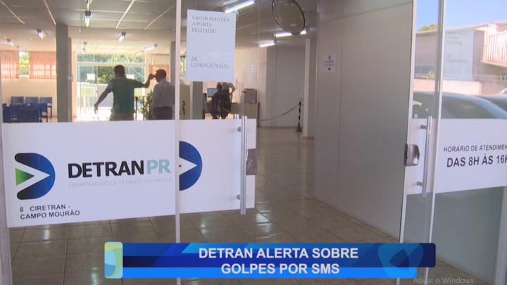 DETRAN ALERTA SOBRE GOLPES POR SMS