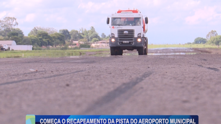 COMEÇA O RECAPEAMENTO DA PISTA DO AEROPORTO MUNICIPAL DE CAMPO MOURÃO