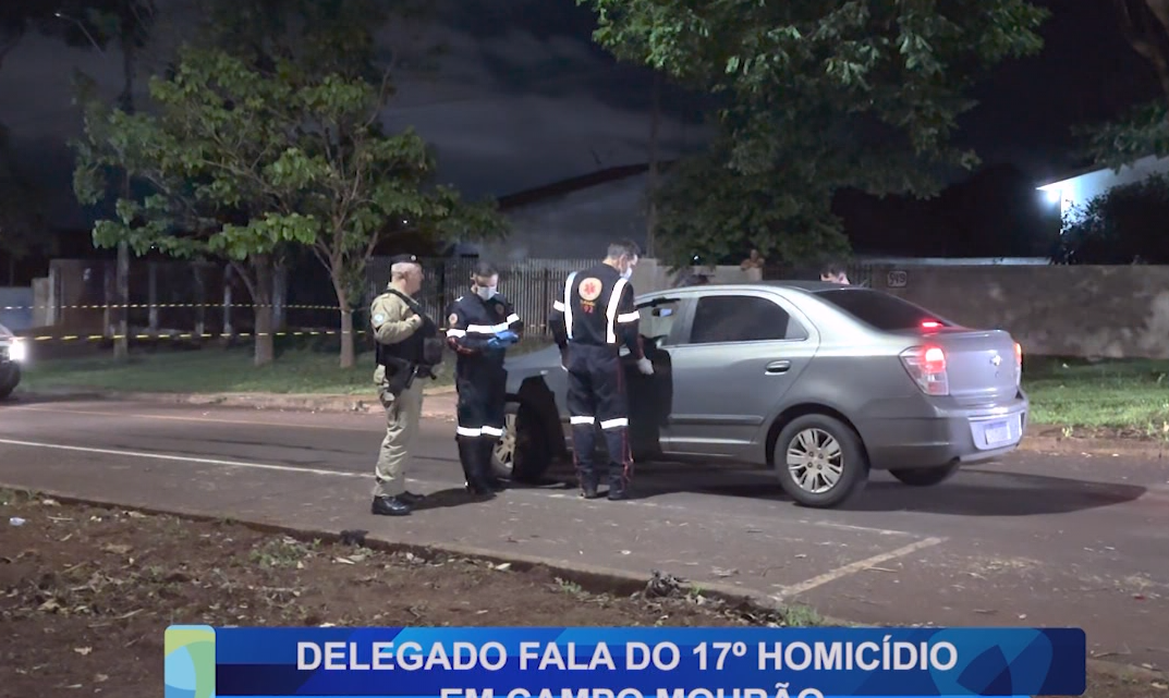 DELEGADO FALA DO 17º HOMICÍDIO EM CAMPO MOURÃO