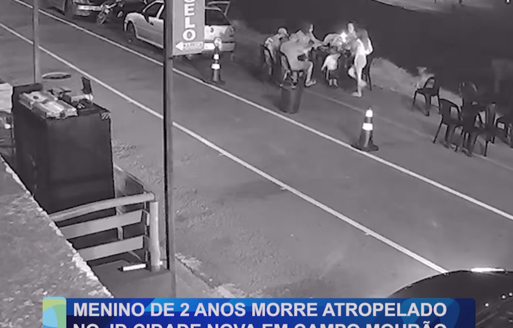 MENINO DE 2 ANOS MORRE ATROPELADO NO JD CIDADE NOVA EM CAMPO MOURÃO