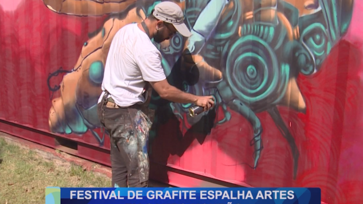 FESTIVAL DE GRAFITE ESPALHA ARTES EM CAMPO MOURÃO