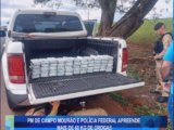 PM DE CAMPO MOURÃO E POLÍCIA FEDERAL APREENDE MAIS DE 60 KG DE DROGAS