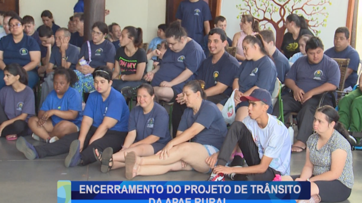 ENCERRAMENTO PROJETO TRÂNSITO DA APAE RURAL