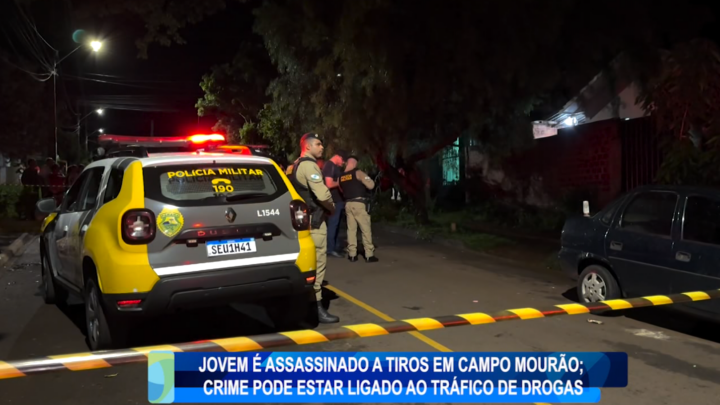 JOVEM É ASSASSINADO A TIROS EM CAMPO MOURÃO; CRIME PODE ESTAR LIGADO AO TRÁFICO DE DROGAS