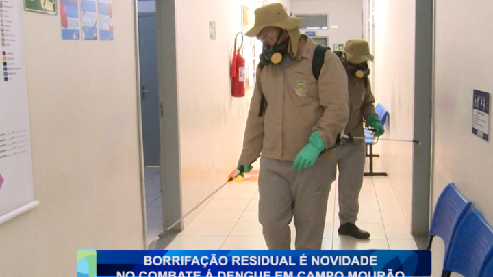 BORRIFAÇÃO RESIDUAL É NOVIDADE NO COMBATE Á DENGUE EM CAMPO MOURÃO