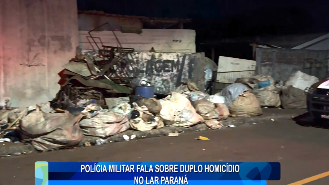 POLÍCIA MILITAR FALA SOBRE HOMICÍDIO LAR PARANÁ