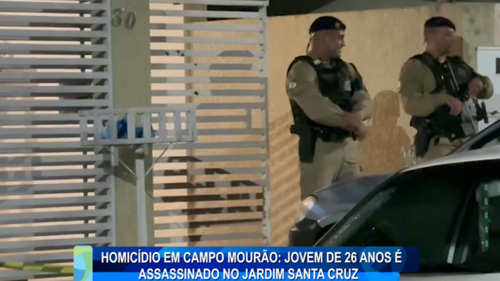 HOMICÍDIO EM CAMPO MOURÃO: JOVEM DE 26 ANOS É ASSASSINADO NO JARDIM SANTA CRUZ