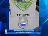 OCORRÊNCIAS POLICIAIS NO FINAL DE SEMANA