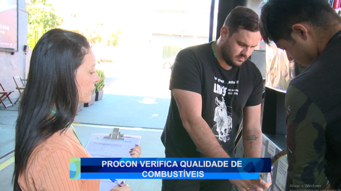 PROCON VERIFICA QUALIDADE DE COMBUSTÍVEIS
