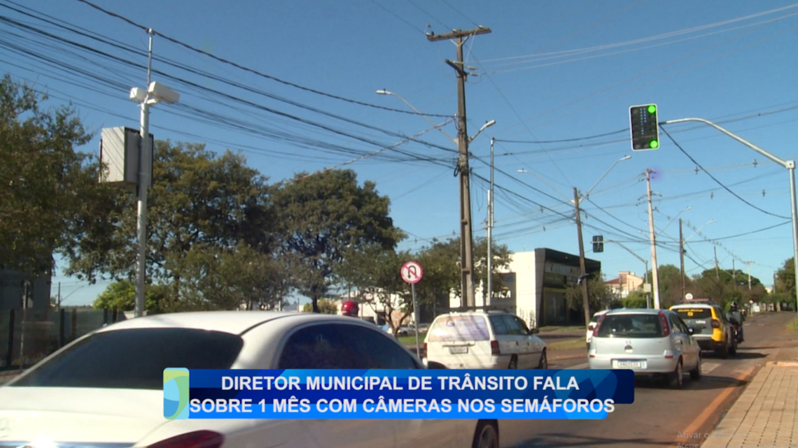DIRETOR MUNICIPAL DE TRANSITO FALA SOBRE 1° MÊS COM CÂMERA NOS SEMÁFOROS