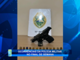 OCORRÊNCIAS DA POLÍCIA MILITAR NO FINAL DE SEMANA
