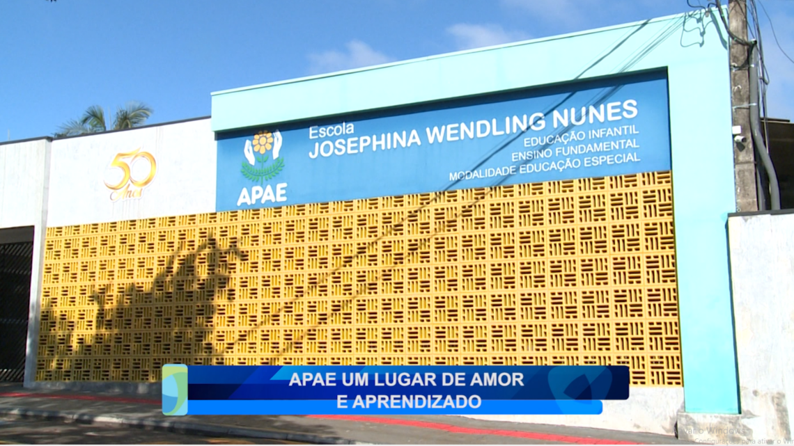 APAE UM LUGAR DE AMOR E APRENDIZADO