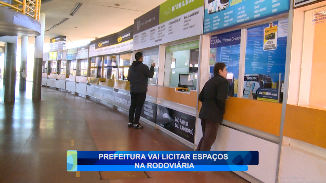 PREFEITURA VAI LICITAR ESPAÇOS NA RODOVIÁRIA