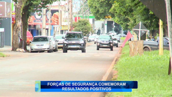 FORÇAS DE SEGURANÇA COMEMORAM RESULTADOS POSITIVOS
