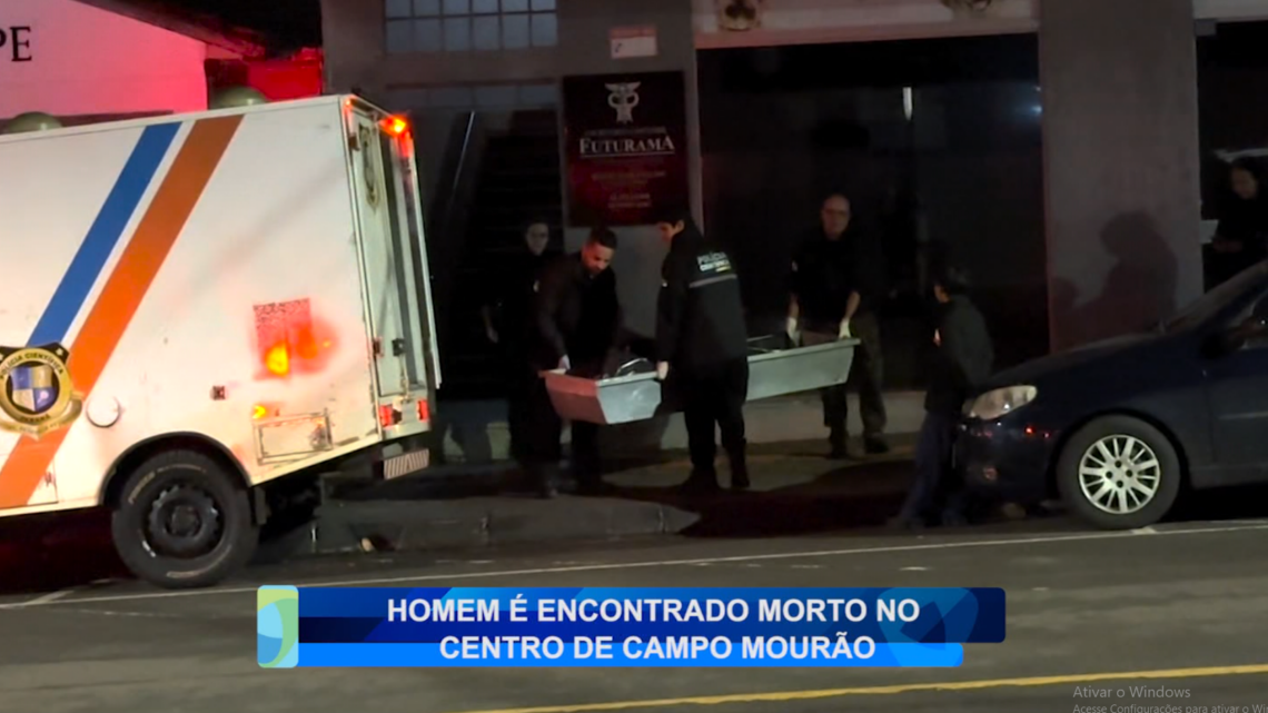 DELEGADO FALA SOBRE HOMEM ENCONTRADO MORTO NO CENTRO DE CAMPO MOURÃO