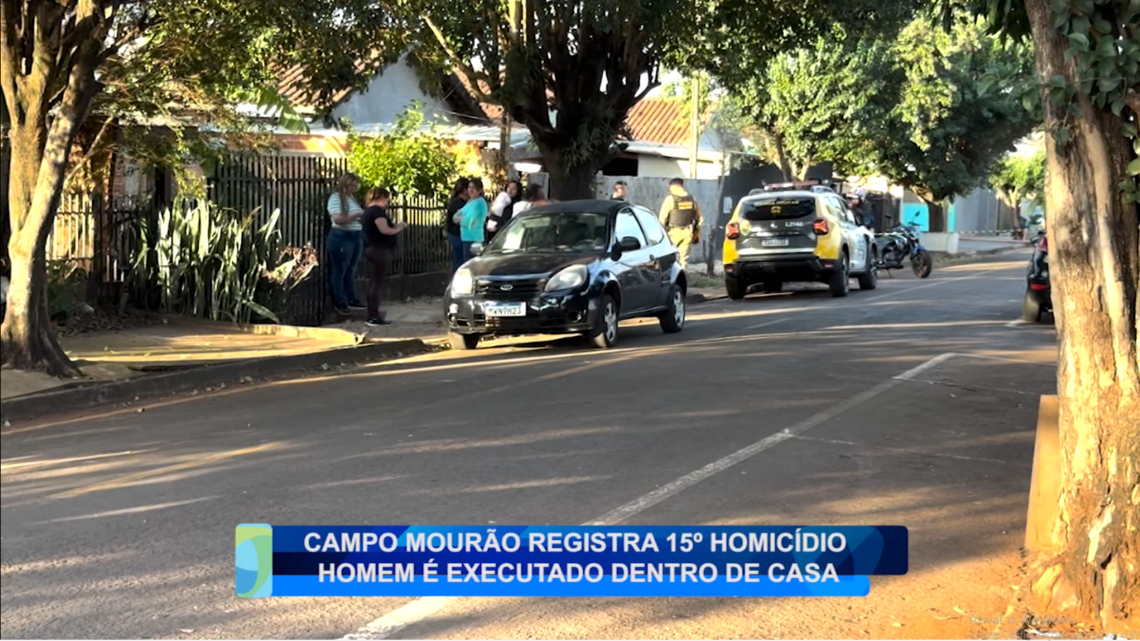 CAMPO MOURÃO REGISTRA 15º HOMICÍDIO: HOMEM É EXECUTADO DENTRO DE CASA