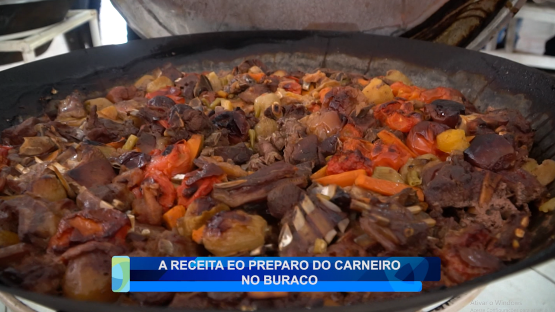 A RECEITA E O PREPARO DO CARNEIRO NO BURACO