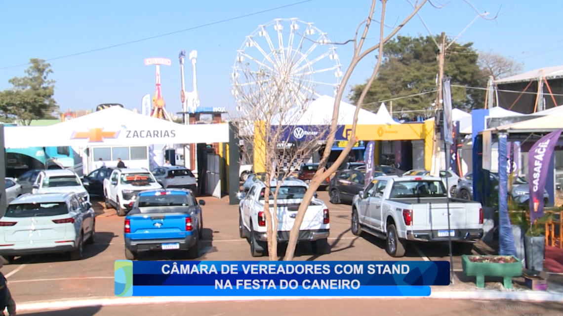 CAMARA DE VEREADORES COM STAND NA FESTA DO CARNEIRO