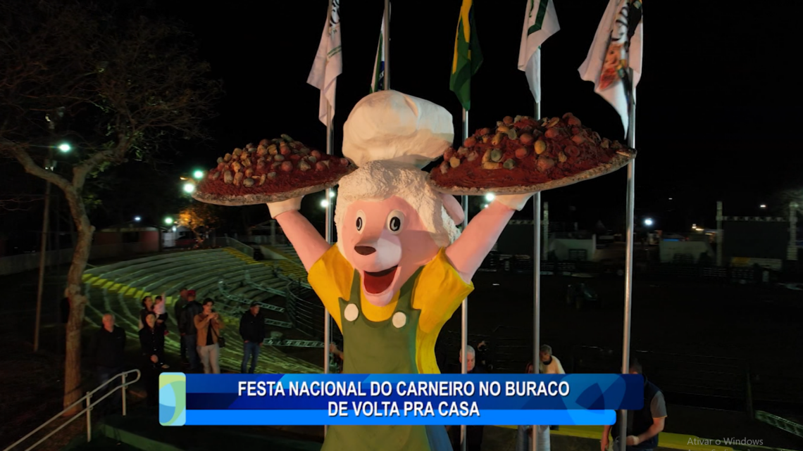 FESTA NACIONAL DO CARNEIRO NO BURACO DE VOLTA PARA CASA