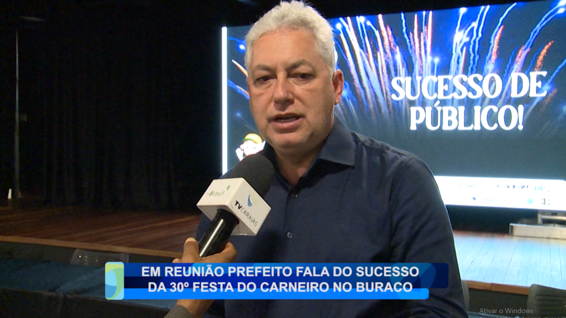 PREFEITO FALA DO SUCESSO DA 30° FESTA DO CARNEIRO NO BURACO