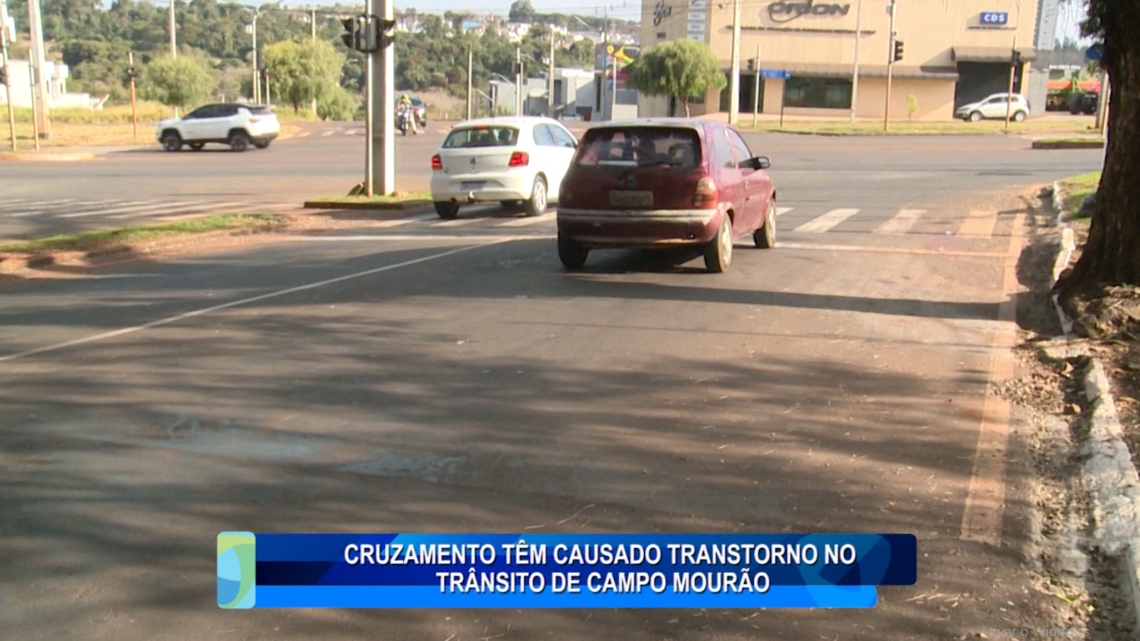 CRUZAMENTO TÊM CAUSADO TRANSTORNO NO TRÂNSITO DE CAMPO MOURÃO