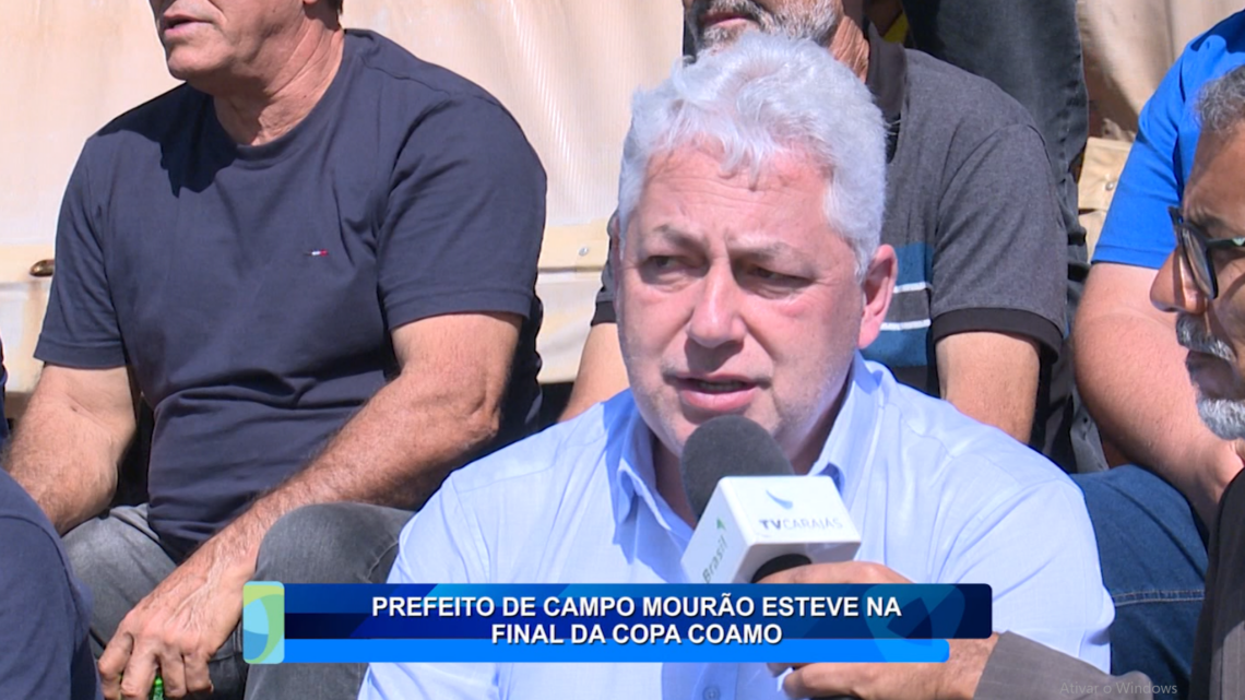 PREFEITO DE CAMPO MOURÃO ESTEVE NA FINAL DA COPA COAMO