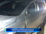 PEDESTRE É ATROPELADO NA PR-158 ENTRE CAMPO MOURÃO E PEABIRU