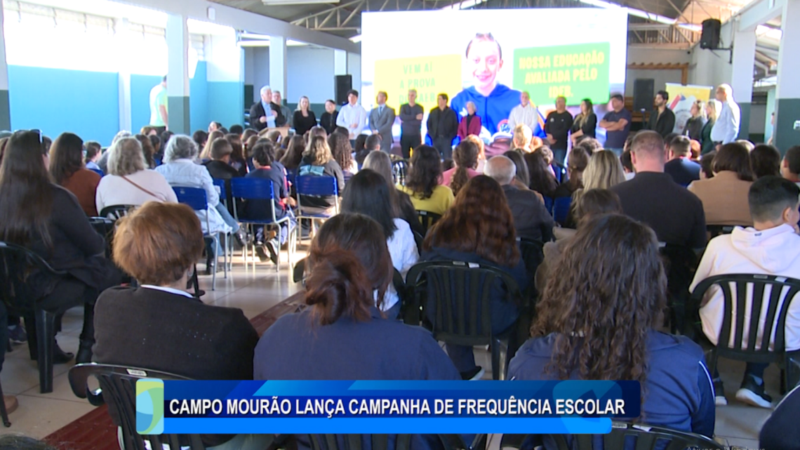 CAMPO MOURÃO LANÇA CAMPANHA DE FREQUÊNCIA ESCOLAR