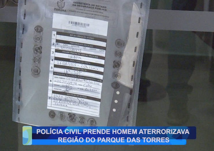 POLÍCIA CIVIL PRENDE HOMEM QUE ATERRORIZAVA A REGIÃO DO PARQUE DAS TORRES