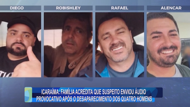 ICARAÍMA: FAMÍLIA ACREDITA QUE SUSPEITO ENVIOU ÁUDIO PROVOCATIVO APÓS O DESAPARECIMENTO