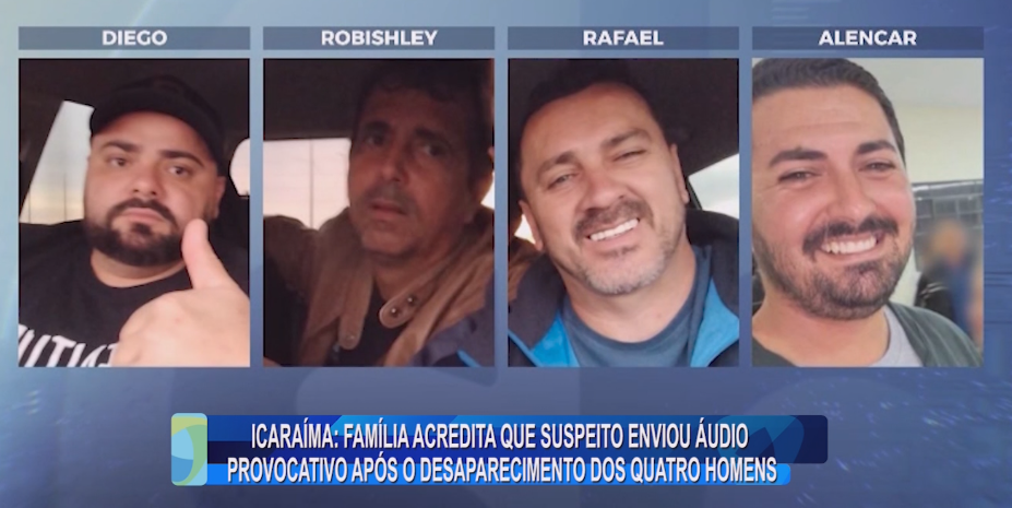 ICARAÍMA: FAMÍLIA ACREDITA QUE SUSPEITO ENVIOU ÁUDIO PROVOCATIVO APÓS O DESAPARECIMENTO