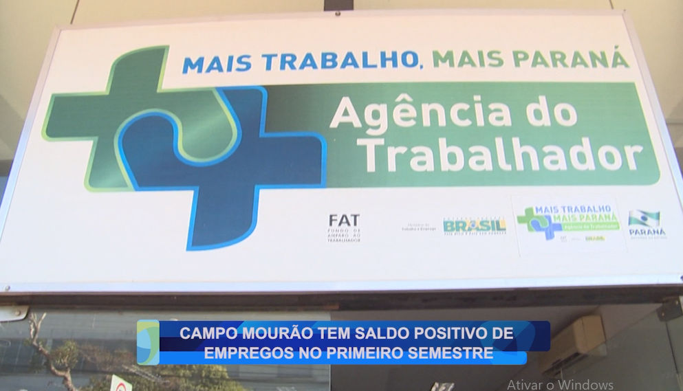CAMPO MOURÃO TEM SALDO POSITIVO DE EMPREGOS NO PRIMEIRO SEMESTRE