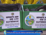 CRIANÇAS DÃO AULA DE ENERGIA SUSTENTÁVEL EM PEABIRU