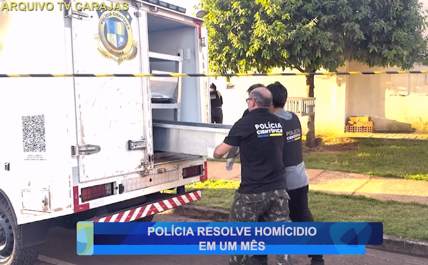 POLÍCIA RESOLVE HOMÍCIO EM UM MÊS