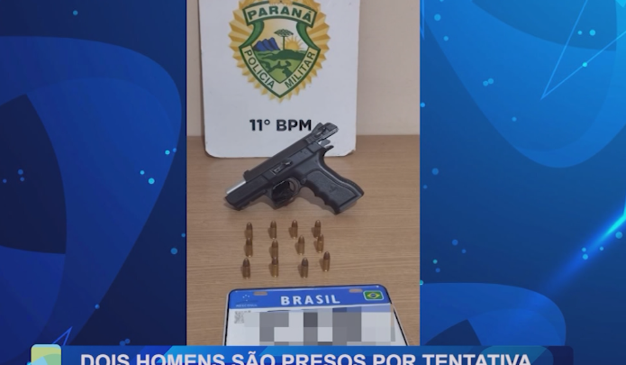 DOIS HOMENS SÃO PRESOS POR TENTATIVA DE HOMICÍDIO