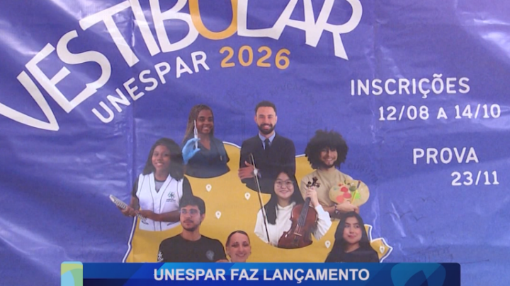 UNESPAR FAZ LANÇAMENTO DO VESTIBULAR 2026