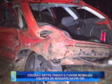 COLISÃO ENTRE PARATI E FUSION MOBILIZA EQUIPES DE RESGATE NA PR-158