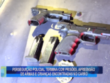 PERSEGUIÇÃO POLICIAL TERMINA COM PRISÕES, APREENSÃO DE ARMAS E CRIANÇAS ENCONTRADAS NO CARRO