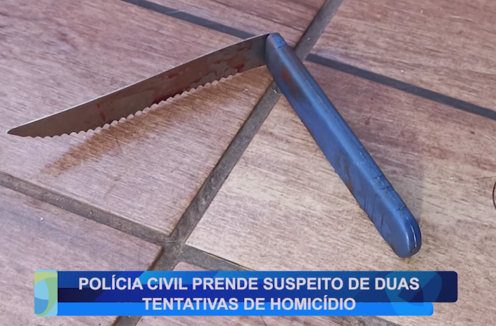 POLÍCIA CIVIL PRENDE SUSPEITO DE DUAS TENTATIVAS DE HOMICÍDIO