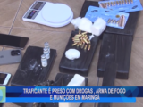 TRAFICANTE É PRESO COM DROGAS, ARMA DE FOGO E MUNIÇÕES EM MARINGÁ