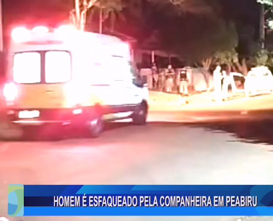 HOMEM É ESFAQUEADO PELA COMPANHEIRA EM PEABIRU