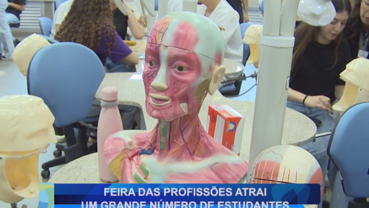 FEIRA DAS PROFISSÕES ATRAI UM GRANDE NÚMERO DE ESTUDANTES
